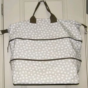 Thirty One expandable Tote Lotsa Dots